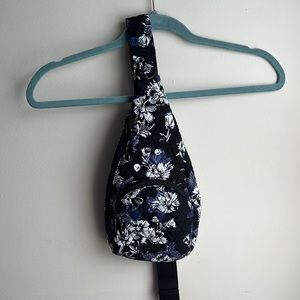Vera Bradley Black and Blue Sling Backpack